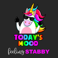 Funny Unicorn Todays Mood Feeling Stabby Sarcastic Men's T-shirt Pajama Set | Artistshot