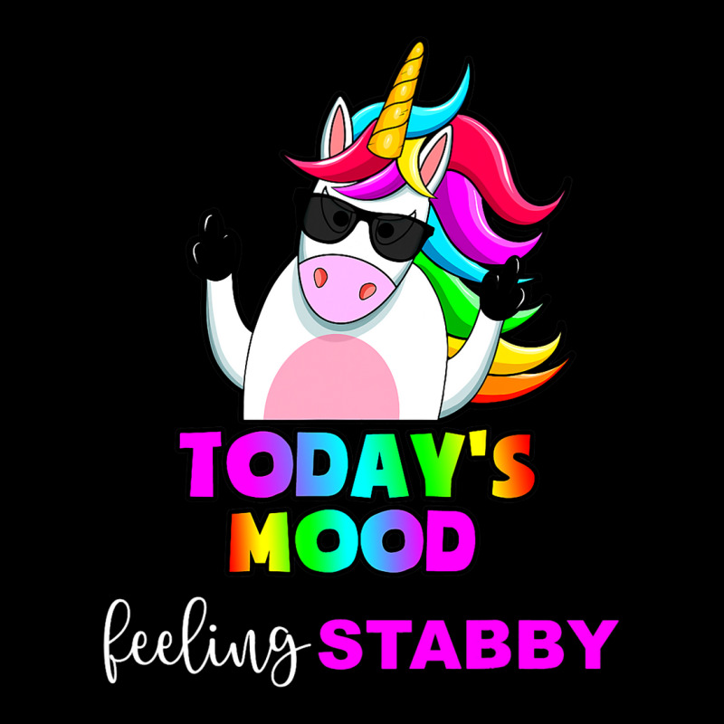 Funny Unicorn Todays Mood Feeling Stabby Sarcastic Long Sleeve Shirts | Artistshot