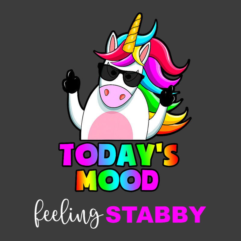 Funny Unicorn Todays Mood Feeling Stabby Sarcastic Men's Polo Shirt | Artistshot