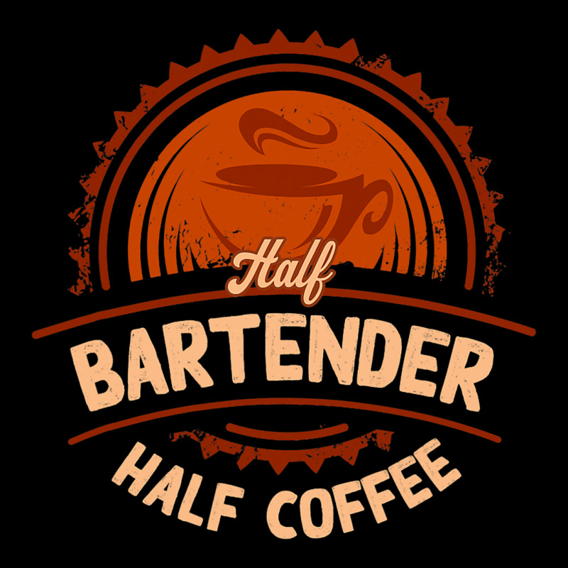 Half Bartender Half Coffee Funny Bartending Humor  Cropped Sweater by TODDJARVIS | Artistshot