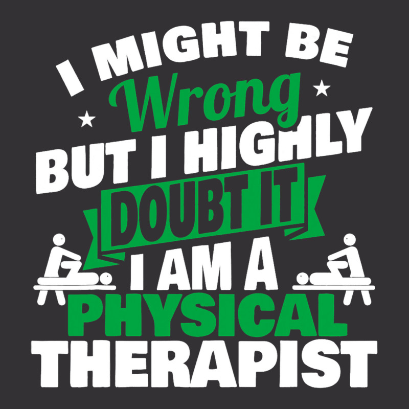 Funny Physical Therapist Shirt Joke Physical Thera Vintage Short | Artistshot