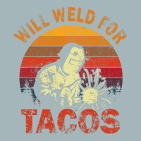 Funny Will Weld For Tacos Mexican Food Lover Welde Unisex Sherpa-lined Denim Jacket | Artistshot