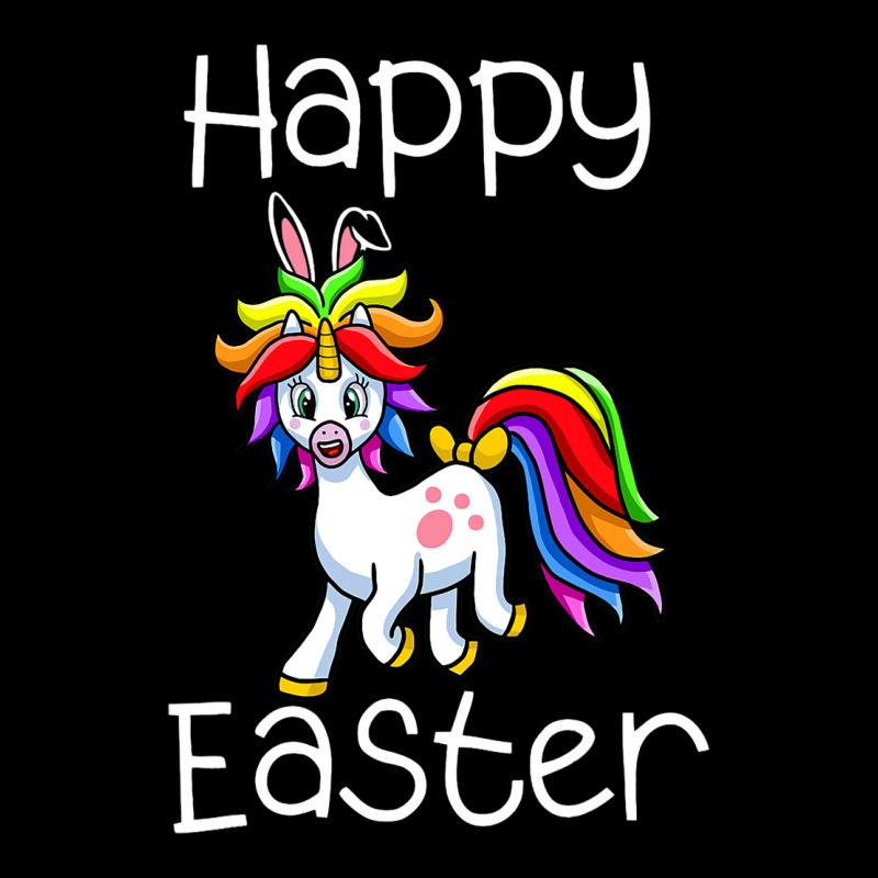 Happy Easter Cute Unicorn Face Funny Easter Day Wo V-neck Tee | Artistshot