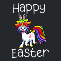 Happy Easter Cute Unicorn Face Funny Easter Day Wo Crewneck Sweatshirt | Artistshot