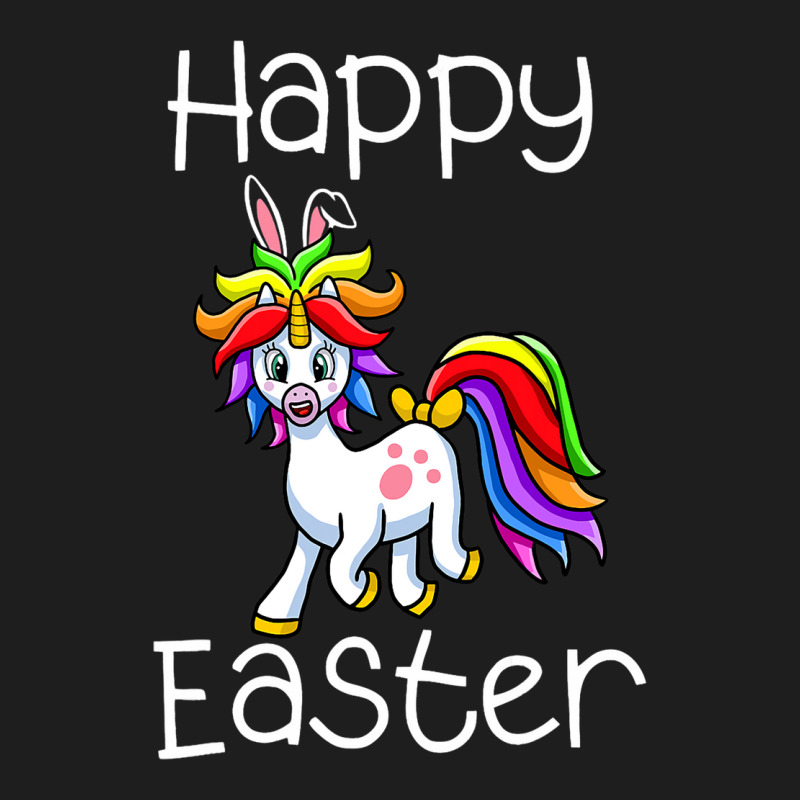 Happy Easter Cute Unicorn Face Funny Easter Day Wo Classic T-shirt | Artistshot