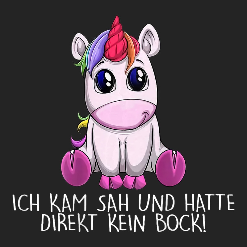 I Kam Sah Und Hatte Direkt Keinen Bock Unicorn 3/4 Sleeve Shirt | Artistshot