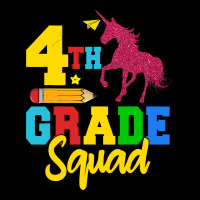 Funny Fourth Grade Squad 4th Grader Unicorn Back T Long Sleeve Shirts | Artistshot