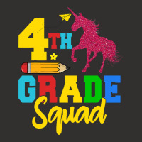 Funny Fourth Grade Squad 4th Grader Unicorn Back T Champion Hoodie | Artistshot