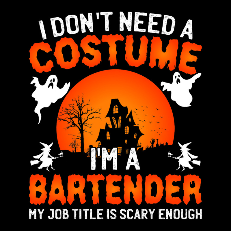 I Dont Need A Costume Im A Bartender Funny Scary H V-neck Tee | Artistshot