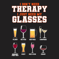 I Dont Need Therapy I Just Need My Glasses Beer Dr T-shirt | Artistshot