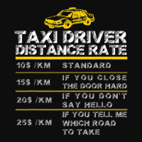 Funny Taxi Cab Driver Vintage Checker Gift For Dad Crop Top | Artistshot