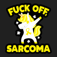 Funny Fuck Off Sarcoma Quote With Unicorn Ladies Polo Shirt | Artistshot