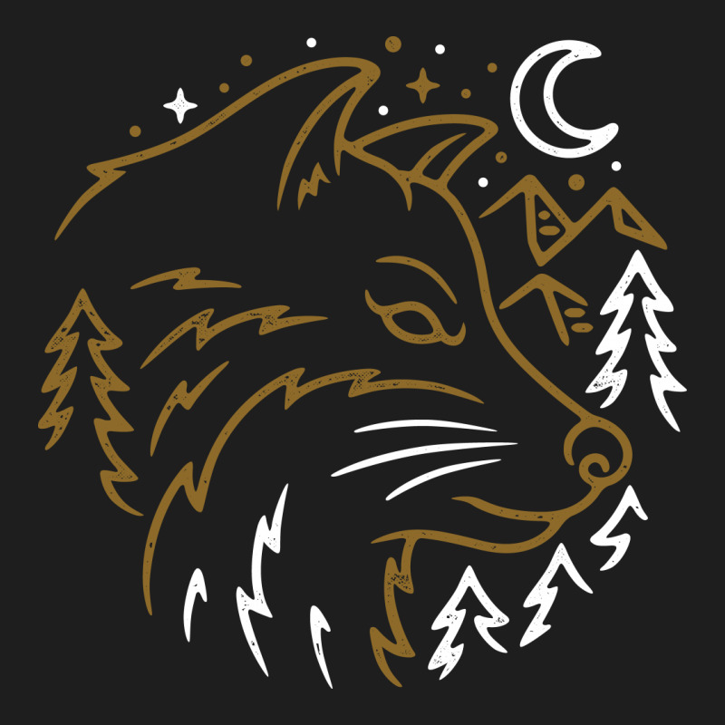 Wolf Wild Classic T-shirt by Quilimo | Artistshot