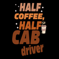 Funny Taxi Half Coffee Half A Cab Driver Maternity Scoop Neck T-shirt | Artistshot