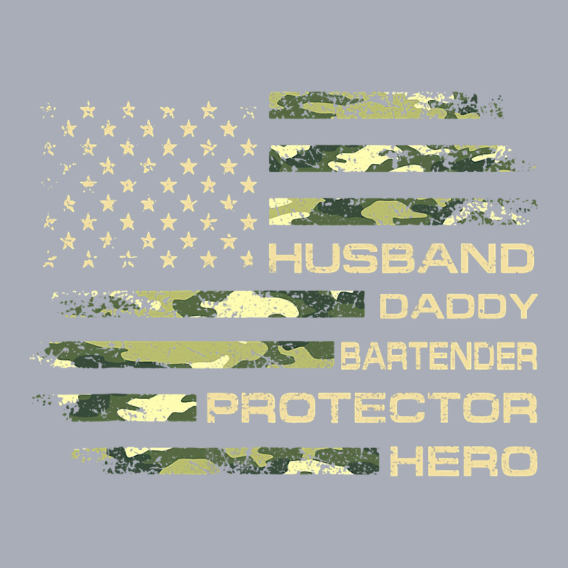 Husband Daddy Bartender Protector Father Day Camo  Tank Dress by GwendalyForsberg | Artistshot