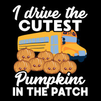 I Drive The Cutest Pumpkins In Patch Halloween Bus Pocket T-shirt | Artistshot