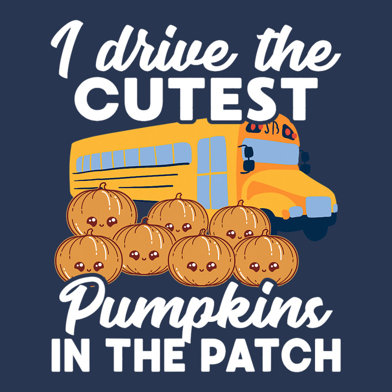 I Drive The Cutest Pumpkins In Patch Halloween Bus Men Denim Jacket | Artistshot