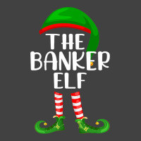 Funny The Banker Elf Matching Family Christmas Vintage T-shirt | Artistshot