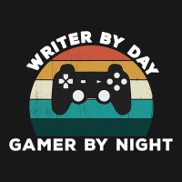 Funny Writer By Day Gamer By Night Write Video Gam Flannel Shirt | Artistshot