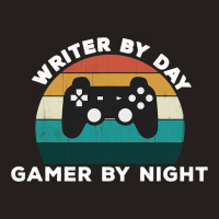 Funny Writer By Day Gamer By Night Write Video Gam Tank Top | Artistshot