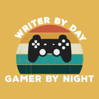 Funny Writer By Day Gamer By Night Write Video Gam Vintage Hoodie And Short Set | Artistshot