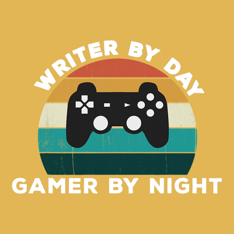 Funny Writer By Day Gamer By Night Write Video Gam Vintage Hoodie And Short Set by ERICJONES | Artistshot