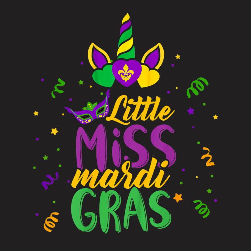 Funny Little Miss Mardi Gras Cute Mardi Gras Unico T-shirt | Artistshot