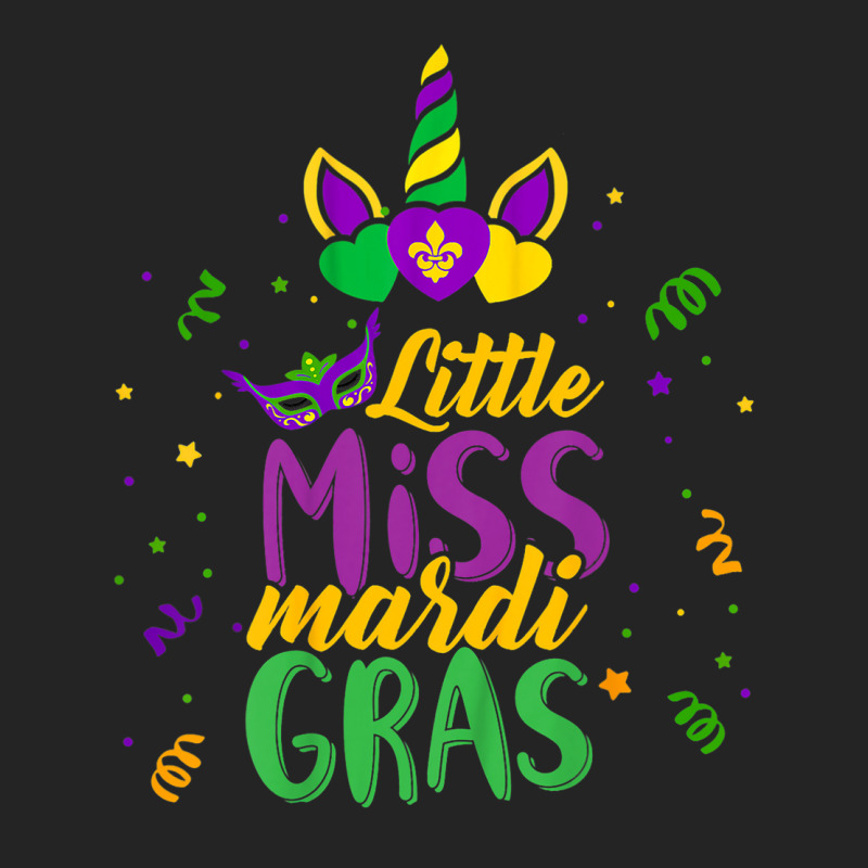 Funny Little Miss Mardi Gras Cute Mardi Gras Unico 3/4 Sleeve Shirt | Artistshot