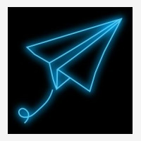 Neon  Paper Plane Classic T-shirt | Artistshot