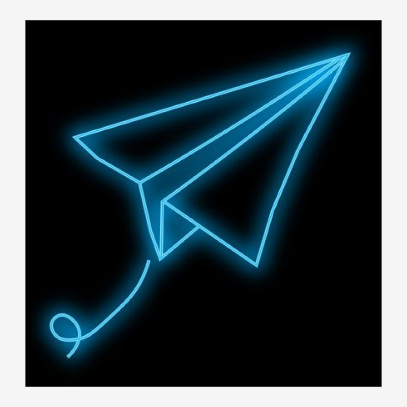 Neon  Paper Plane Classic T-shirt | Artistshot