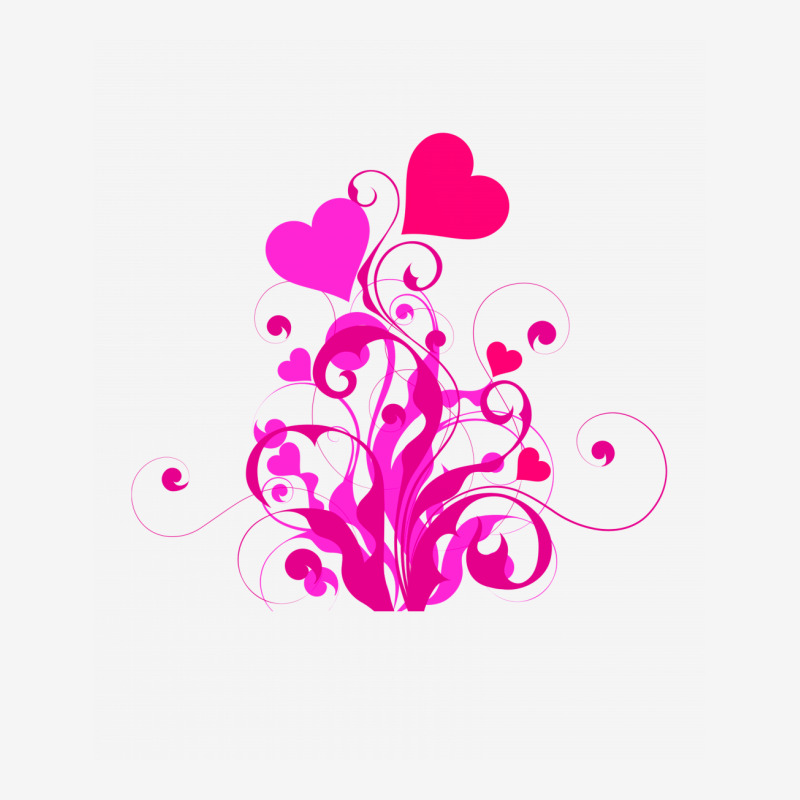 Floral Heart Vector Classic T-shirt | Artistshot