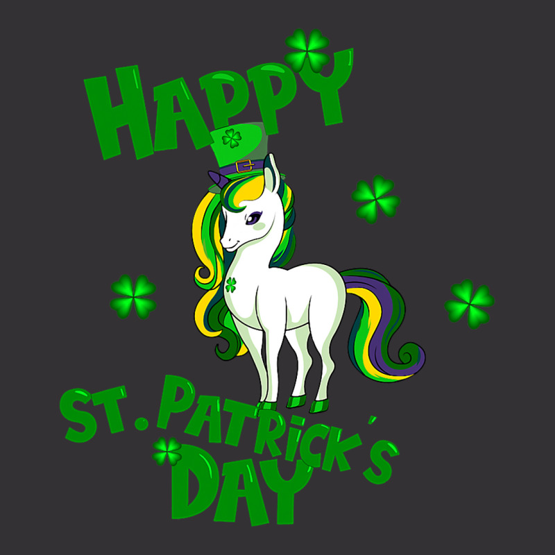 Happy St. Patricks Day Funny Unicorn For Boys And  Vintage Hoodie And Short Set | Artistshot