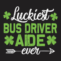 Funny Luckiest Bus Driver Ever Men Women St. Patri T-shirt | Artistshot