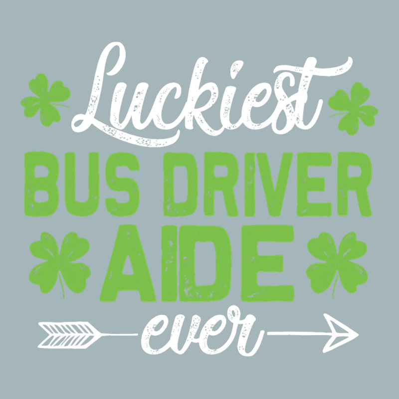 Funny Luckiest Bus Driver Ever Men Women St. Patri Unisex Sherpa-lined Denim Jacket | Artistshot