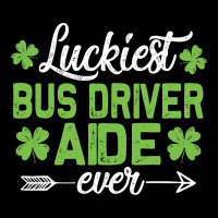 Funny Luckiest Bus Driver Ever Men Women St. Patri Men's 3/4 Sleeve Pajama Set | Artistshot