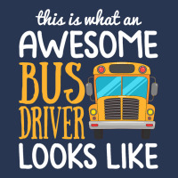 Funny School Bus Driver Gift Awesome Bus Driver Men Denim Jacket | Artistshot