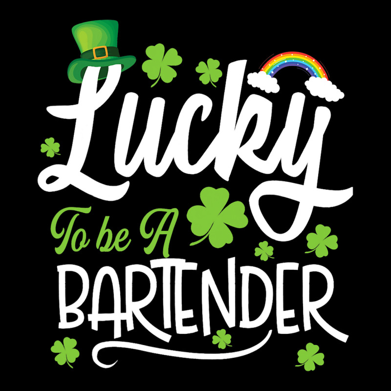 Funny Lucky To Be A Bartender Shamrock St Patricks V-Neck Tee by MalenyJanis | Artistshot