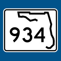 Florida State Road Sr 934  United States Highway Shield Sign Classic T-shirt | Artistshot