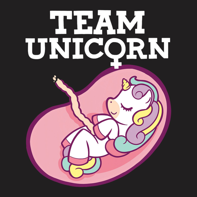 Gender Reveal Party Team Cute Unicorn Girl Boy Pin T-shirt | Artistshot