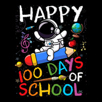 Happy 100 Days Of School Outer Astronaut Space Kid Pocket T-shirt | Artistshot