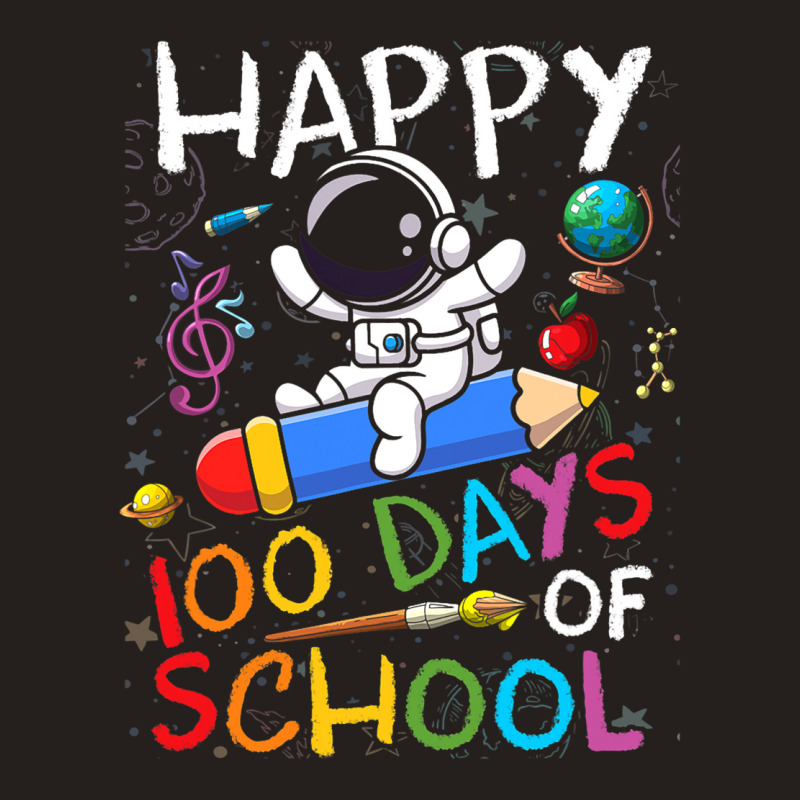 Happy 100 Days Of School Outer Astronaut Space Kid Tank Top | Artistshot