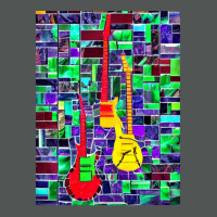 Tie Dye Tile Electric Guitar Trippy Fire Hippie Jimi Display Paul Guit Classic T-shirt | Artistshot