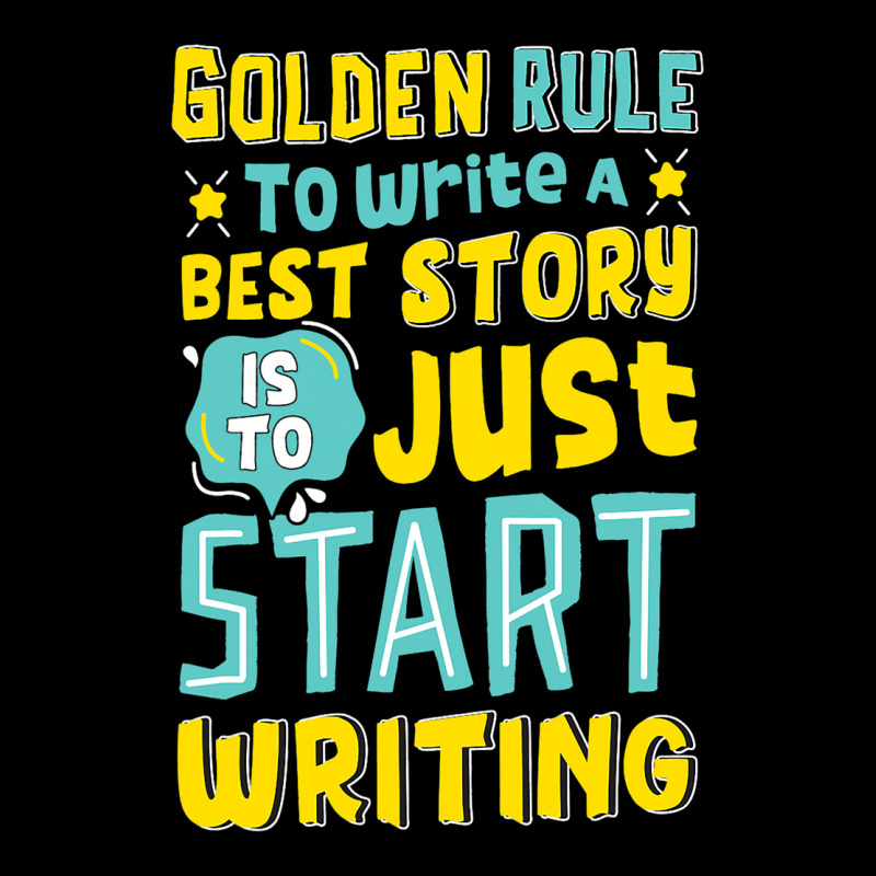 Golden Rule To Write A Best Story Writers Author V-neck Tee | Artistshot