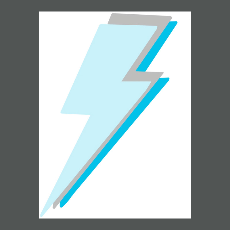 Blue Lightning Bolt  Poster Classic T-shirt | Artistshot