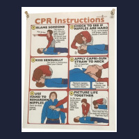 Funny Cpr Instructions Poster Classic T-shirt | Artistshot