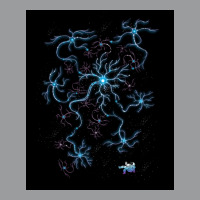 Neuron Galaxy Poster Copy Classic T-shirt | Artistshot