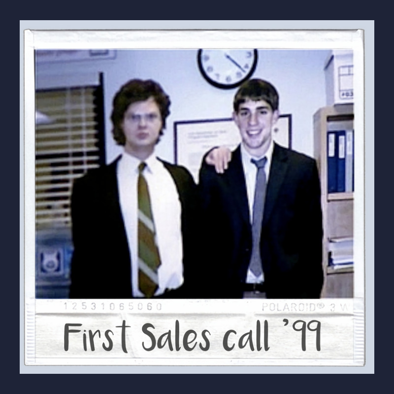 Jim And Dwight First Sales Call Polariod Poster Copy Classic T-shirt | Artistshot