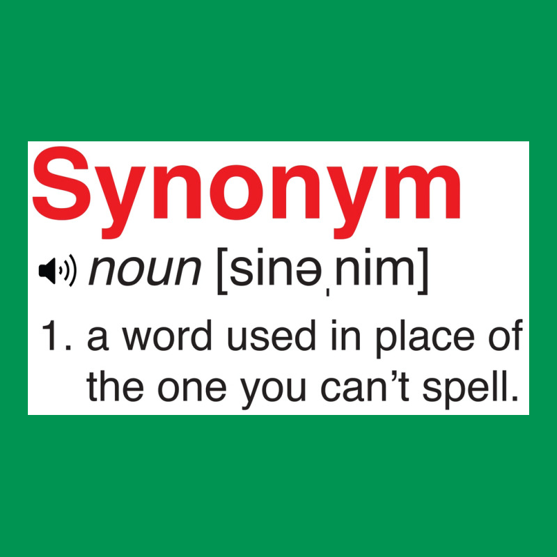 Funny Synonym Definition Poster Classic T-shirt | Artistshot