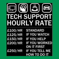 Tech Support Hourly Rate, Computer Repair Geek Poster Classic T-shirt | Artistshot