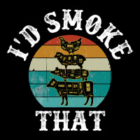 Funny Retro Bbq Party Smoker Chef Dad Gift Id Smok Unisex Jogger | Artistshot